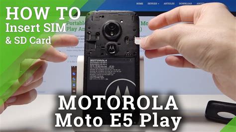 moto e5 sim card slot